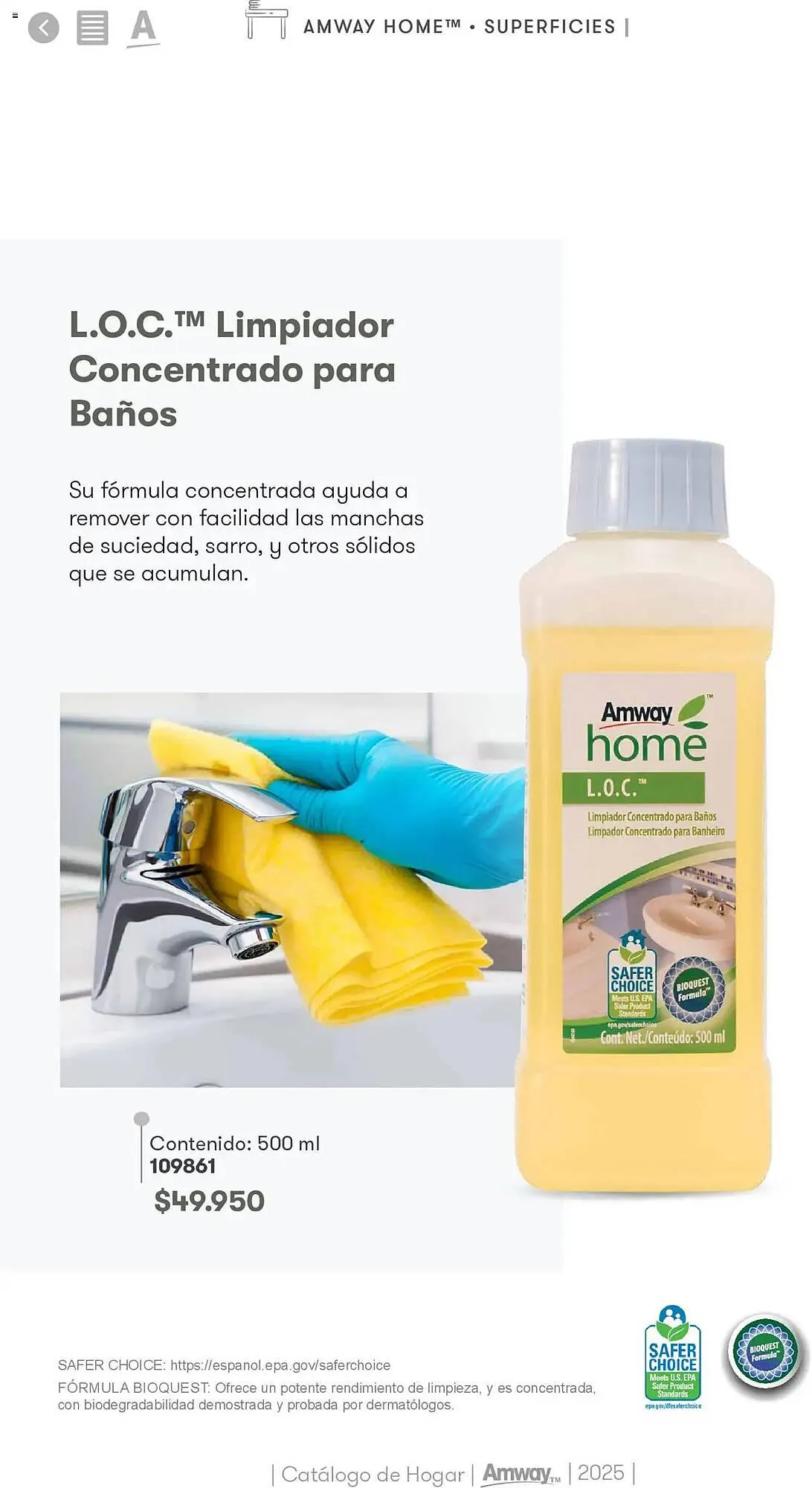 Catalogo de Catálogo Amway 30 de abril al 31 de marzo 2026 - Pag 50