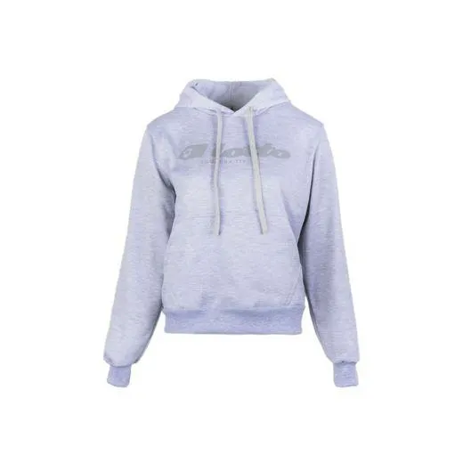Buzo Capota Mujer Lotto Lt Hoodie W Gris