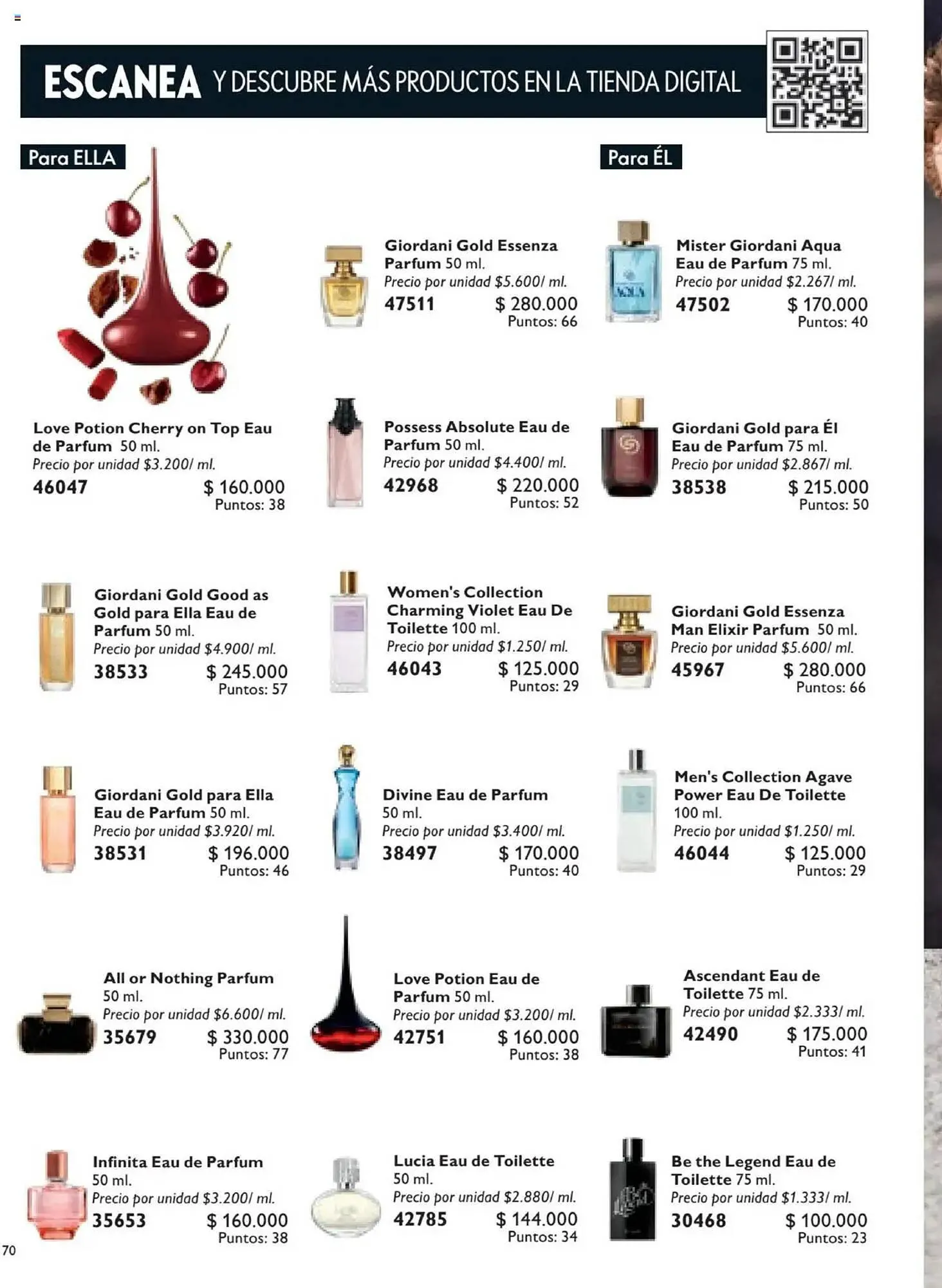 Catalogo de Catálogo Oriflame 12 de julio al 2 de agosto 2025 - Pag 70