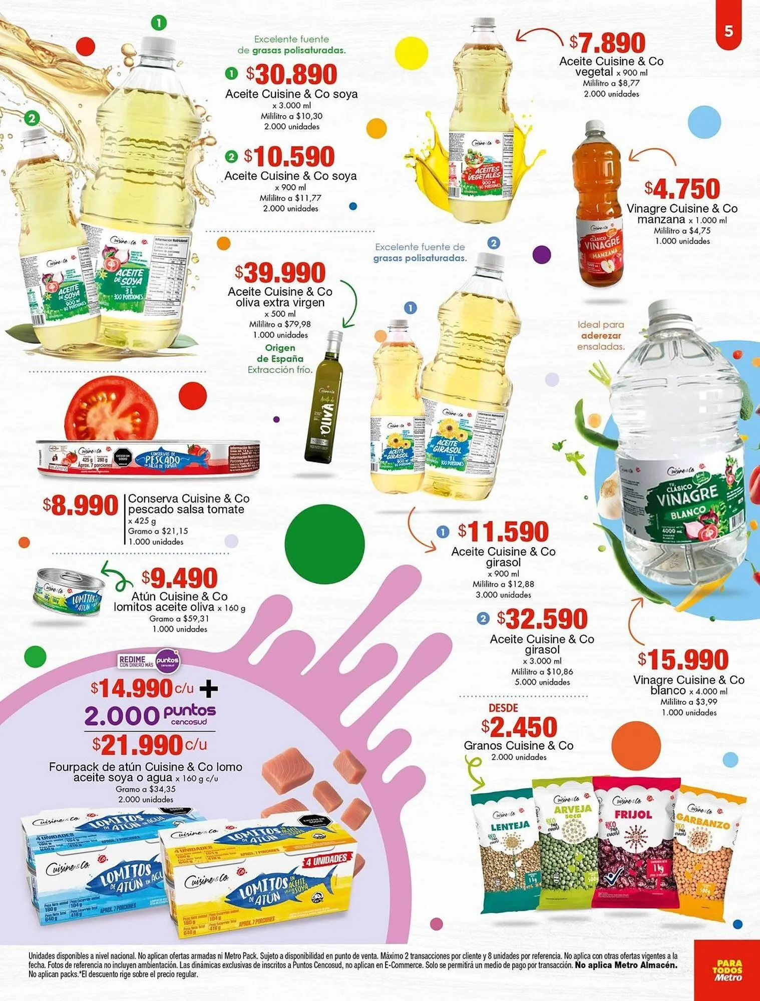 Catalogo de Catálogo Metro 28 de agosto al 17 de septiembre 2025 - Pag 5