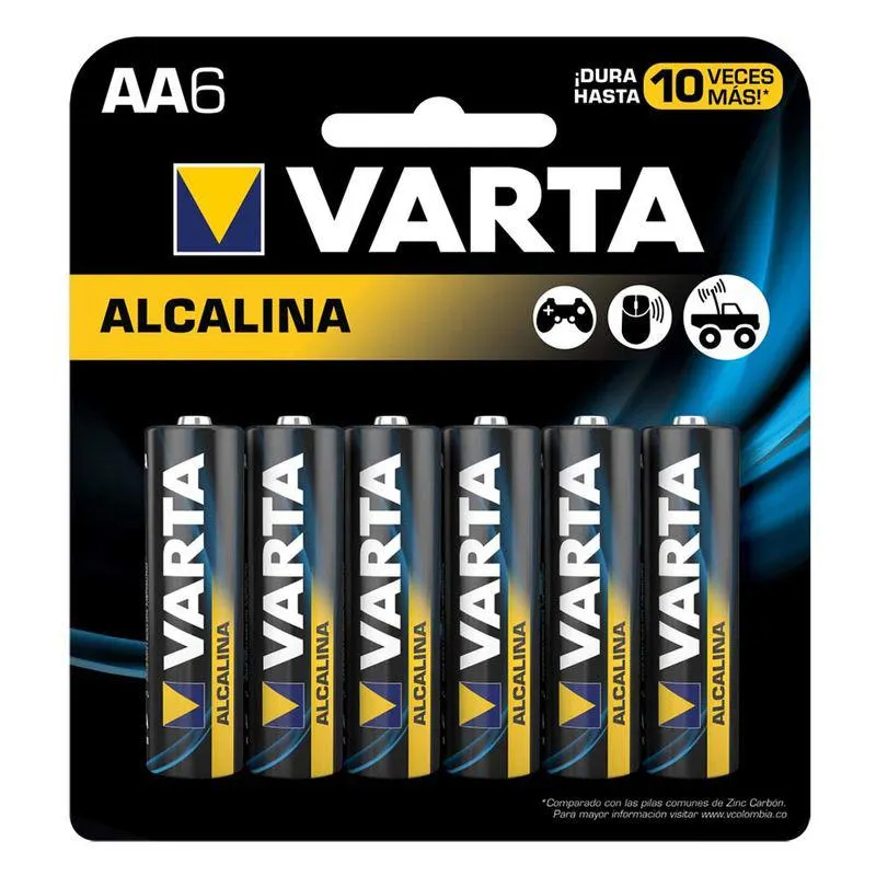 Pila Alcalina AA Varta x6 und