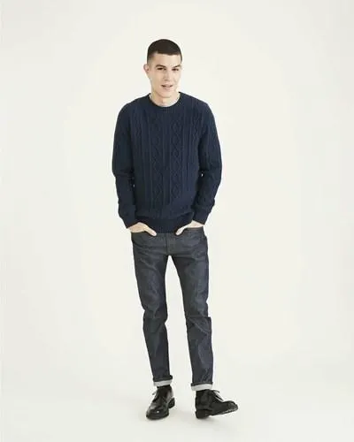 Suéteres Dockers Cable Knit,Regular Fit Hombre Azules | BLHPG3921