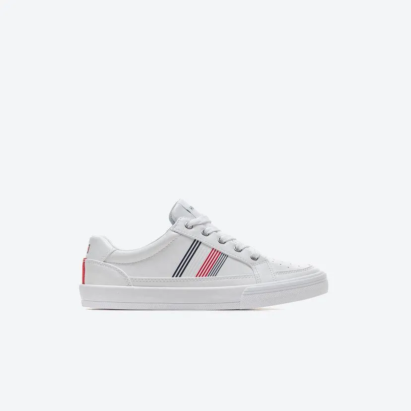 Tenis Casuales Mujer Tommy Shoes Td4e Blanco