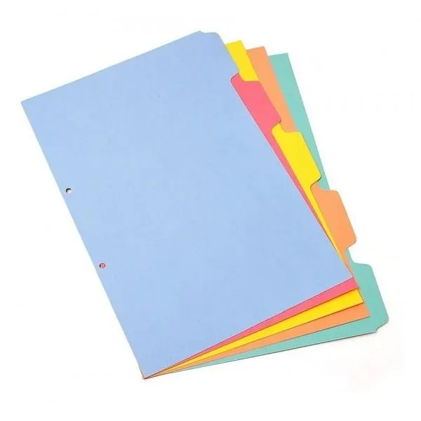 Separador Archivo Colores Pastel Surtidos 105
