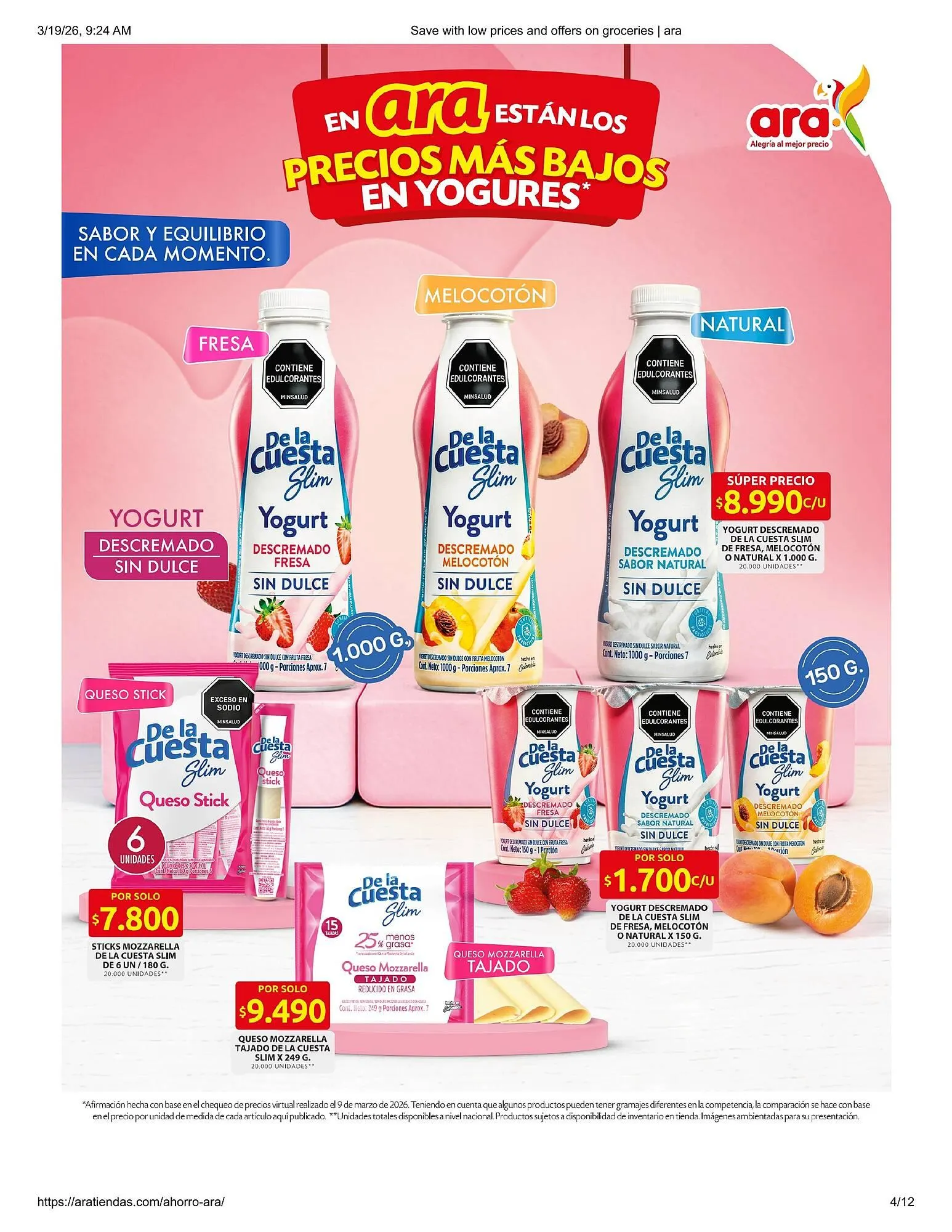 Catalogo de Catálogo Ara 19 de marzo al 10 de abril 2026 - Pag 4
