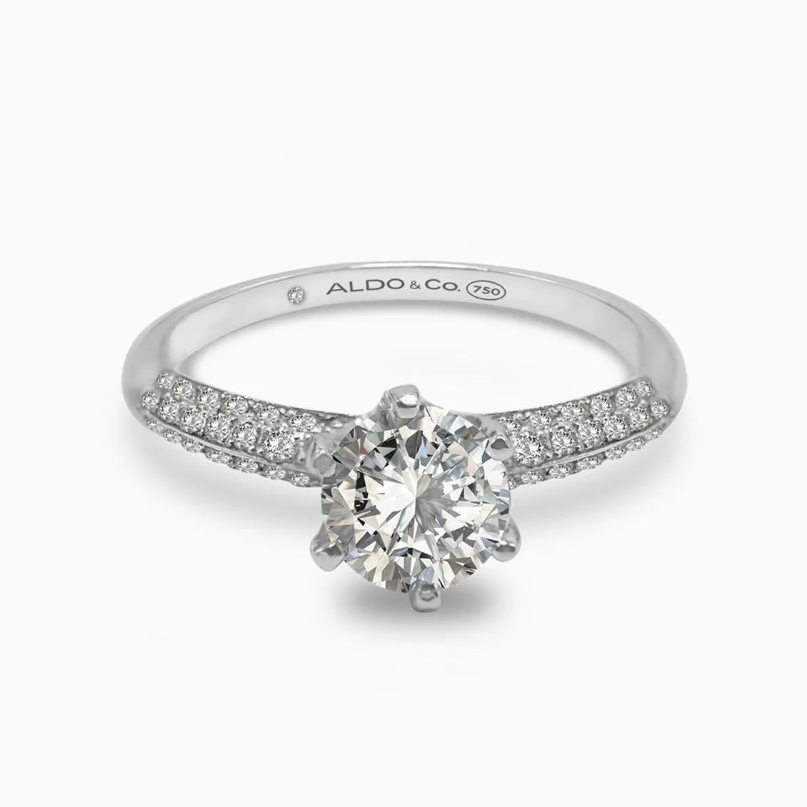 Anillo de Compromiso con brillantes