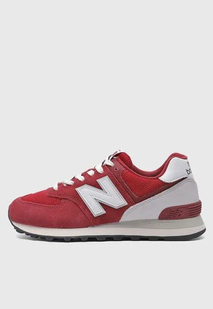 Tenis new balance 574 Rojo