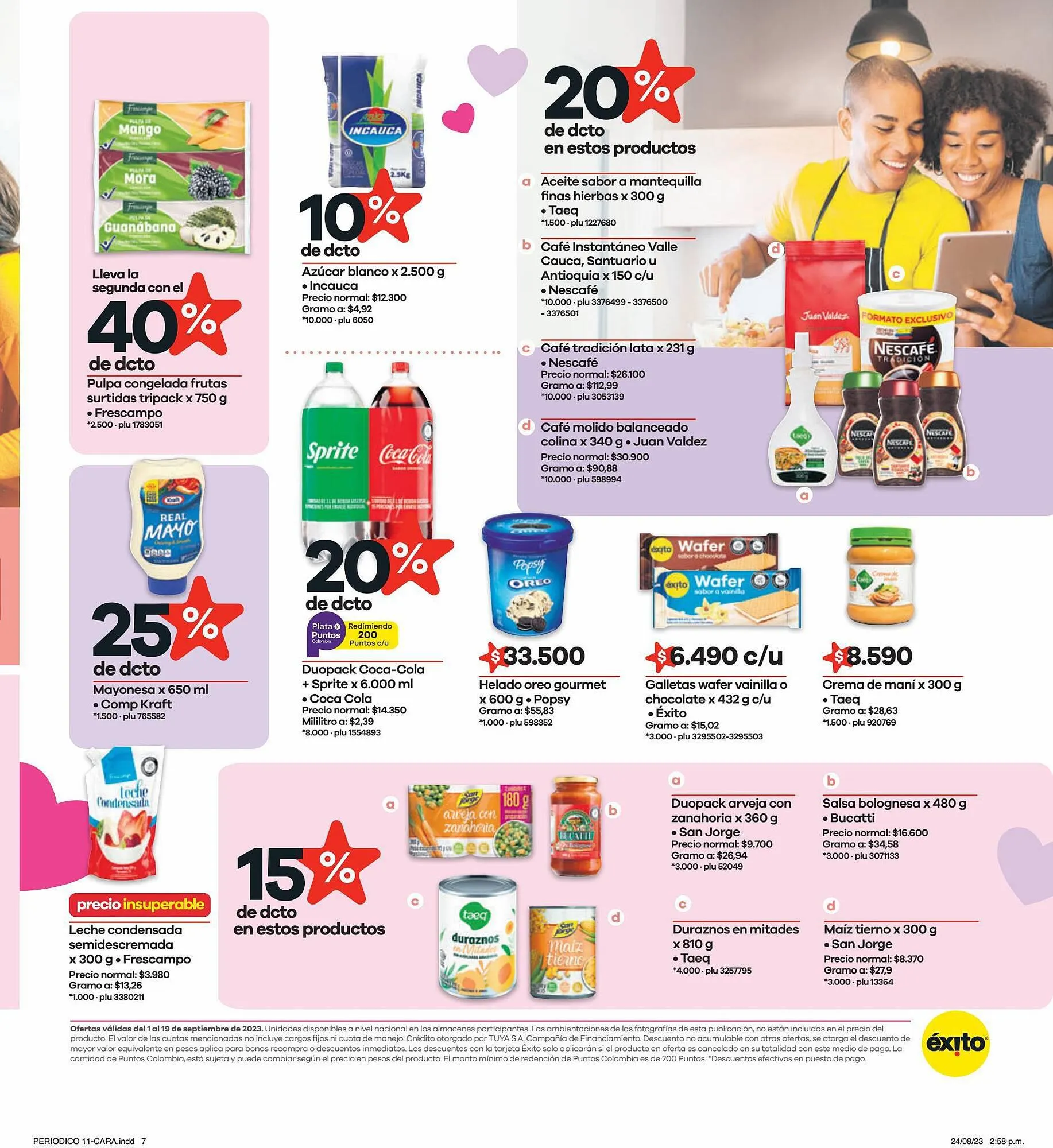 Catalogo de Catálogo Éxito 1 de septiembre al 19 de septiembre 2023 - Pag 7