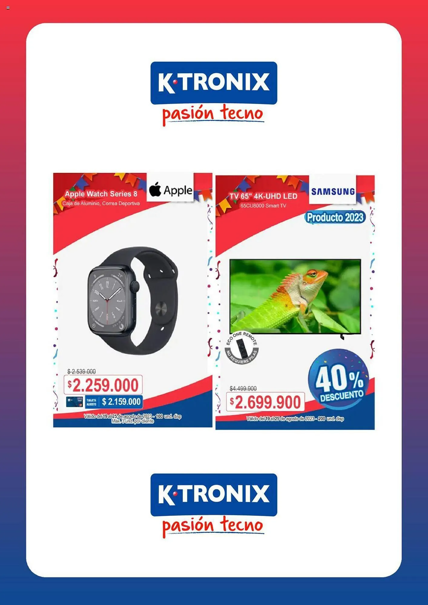 Catalogo de Catálogo Ktronix 19 de agosto al 25 de agosto 2023 - Pag 5