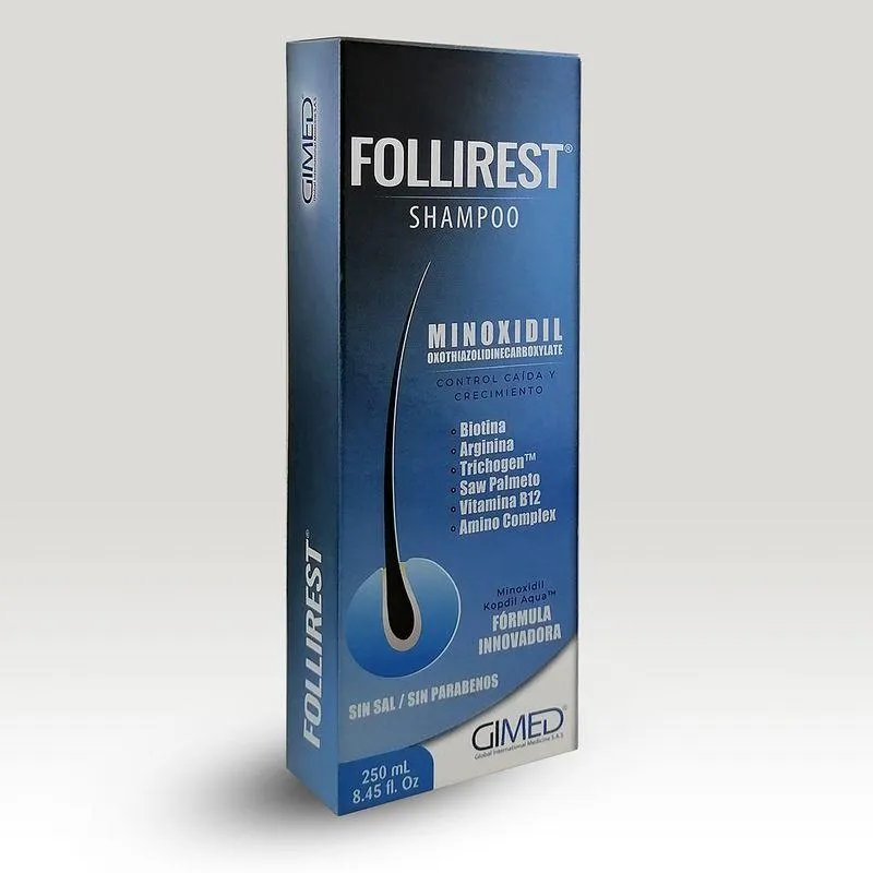Follirest (minoxidil) Shampoo Anticaida Frasco X 250 Ml