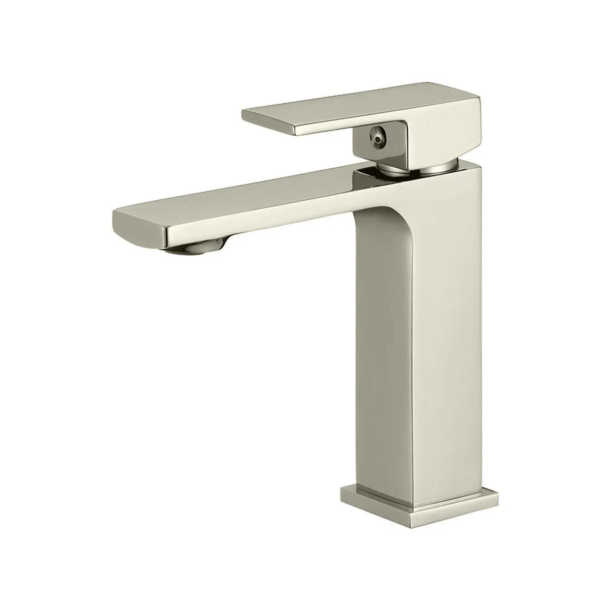 Grifería de lavamanos baja Square Slim Niquel