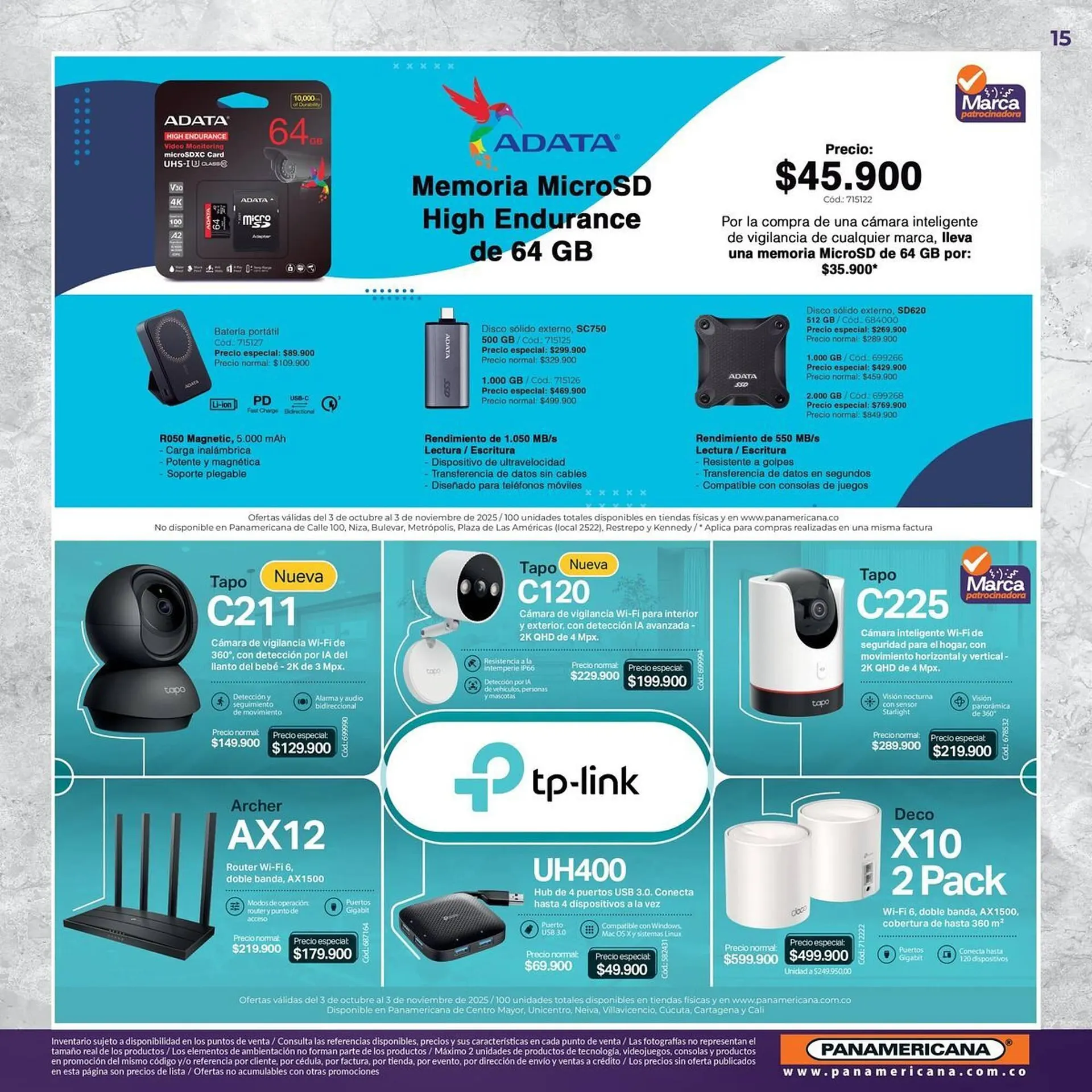 Catalogo de Catálogo Panamericana 7 de octubre al 3 de noviembre 2025 - Pag 15