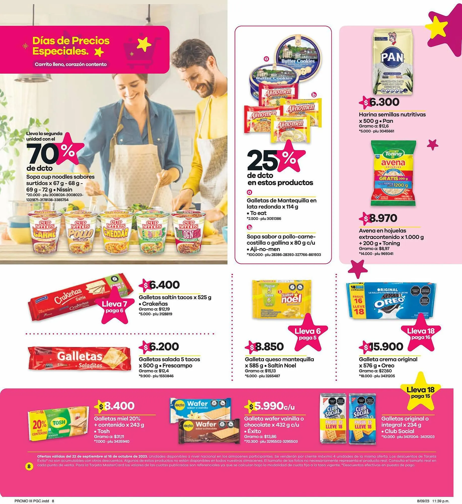 Catalogo de Catálogo Éxito 22 de septiembre al 16 de octubre 2023 - Pag 8