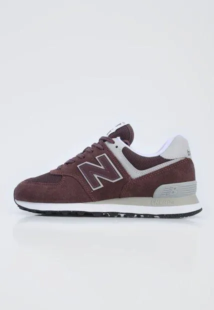 Tenis Lifestyle Vinotinto-Gris-Blanco New Balance 574