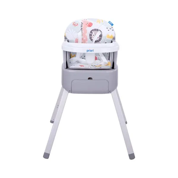 Silla Comedor para Bebé Bony 3 en 1 Gris - Priori