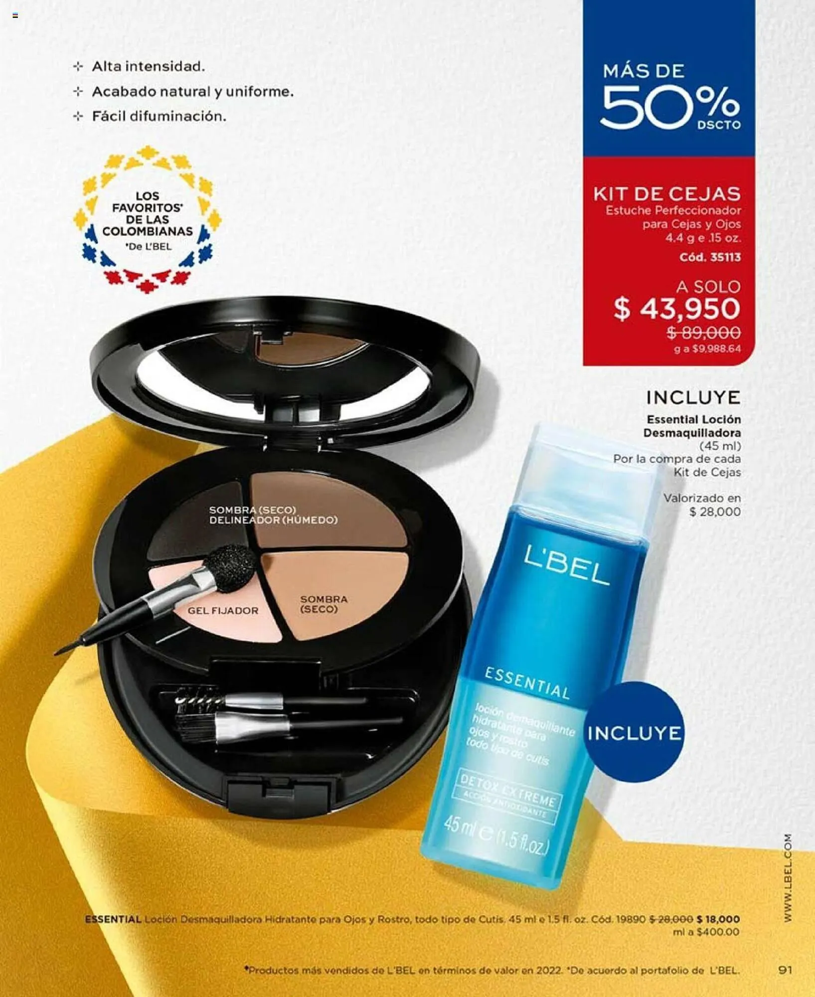 Catalogo de Catálogo L'bel 21 de agosto al 10 de septiembre 2023 - Pag 91