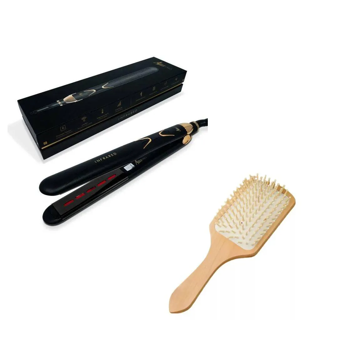 PLANCHA INFRARED+CEPILLO BAMBU ALIZZ
