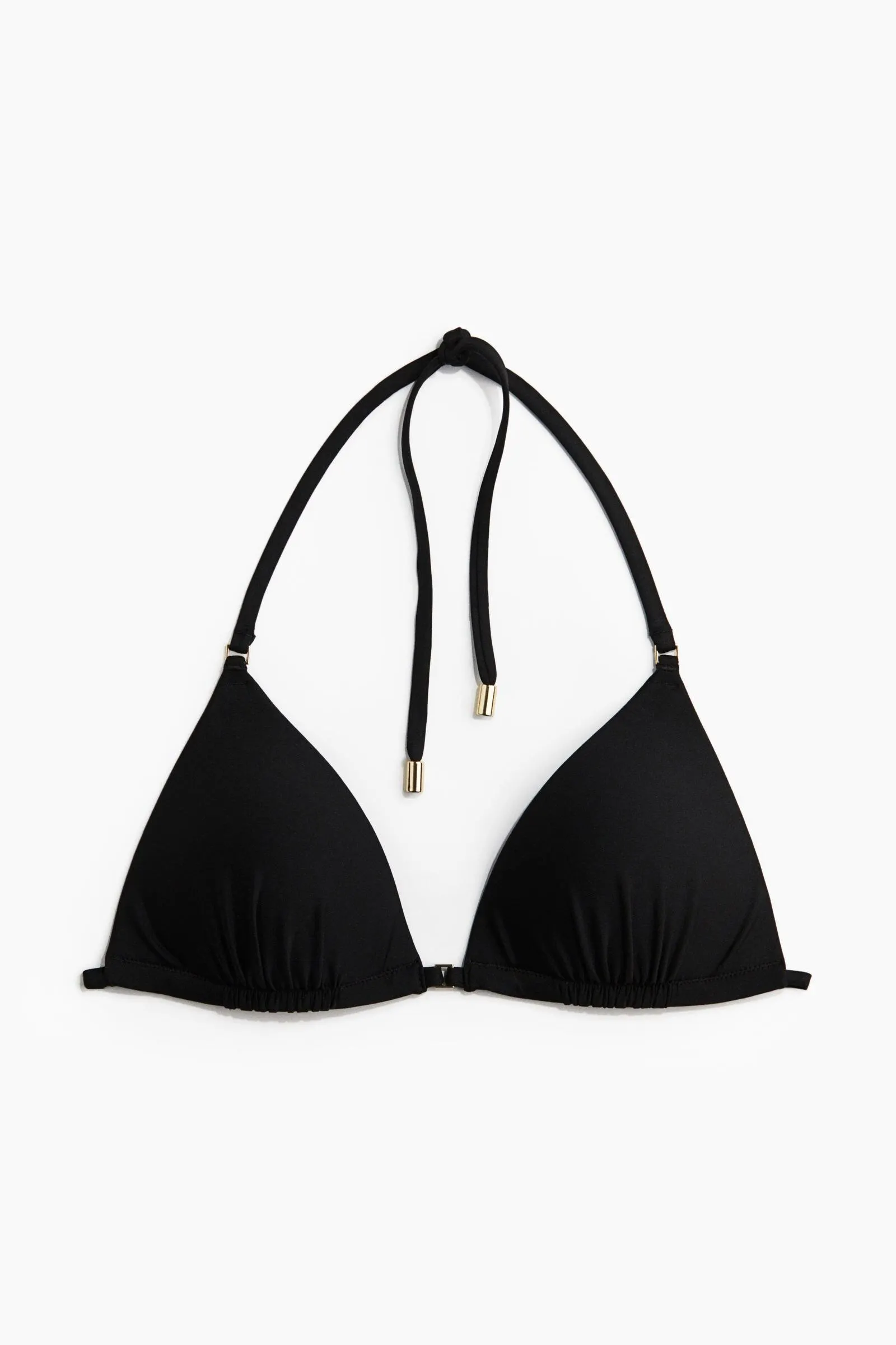 Top de bikini triangular con push-up