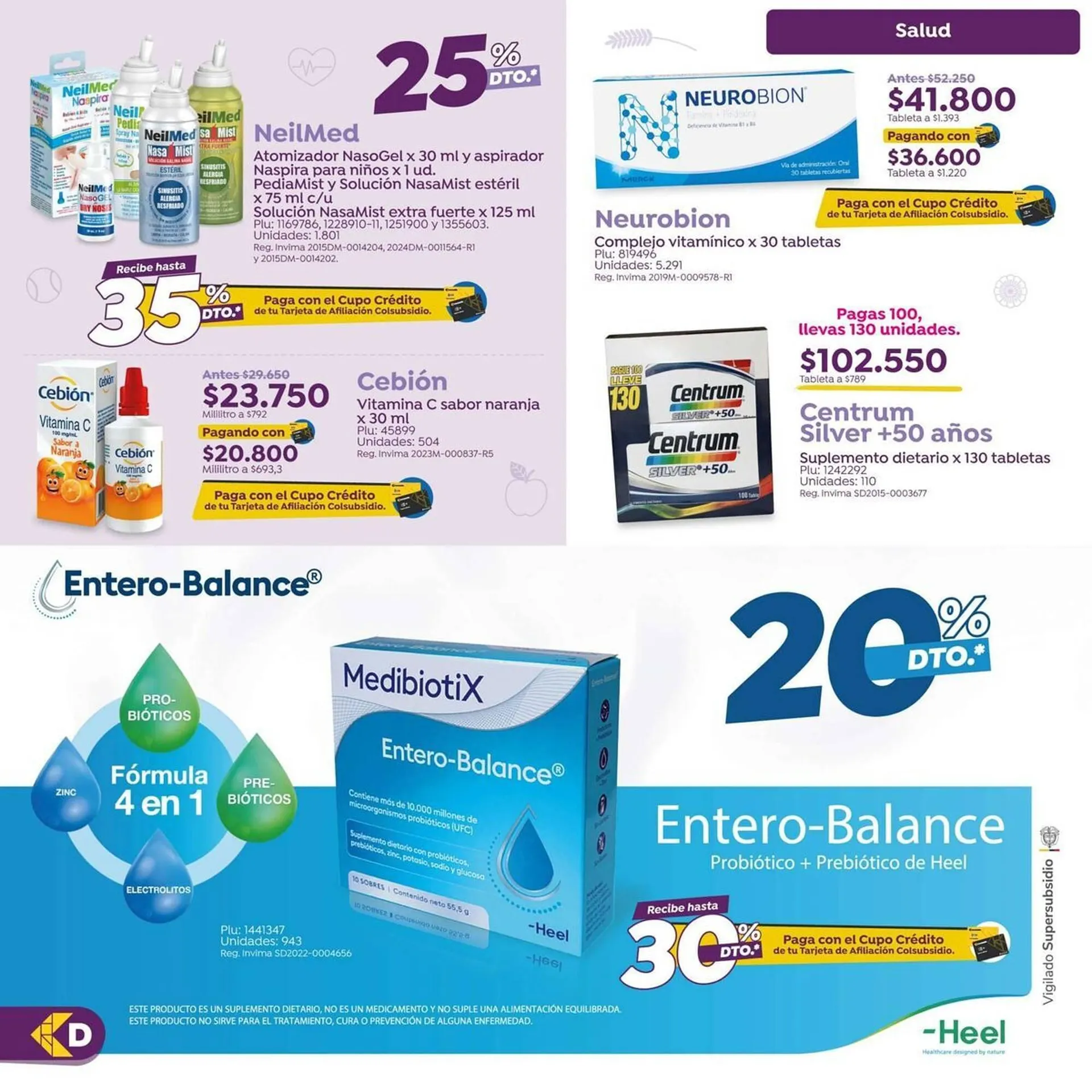 Catalogo de Catálogo Droguerías Colsubsidio 10 de noviembre al 30 de noviembre 2025 - Pag 2