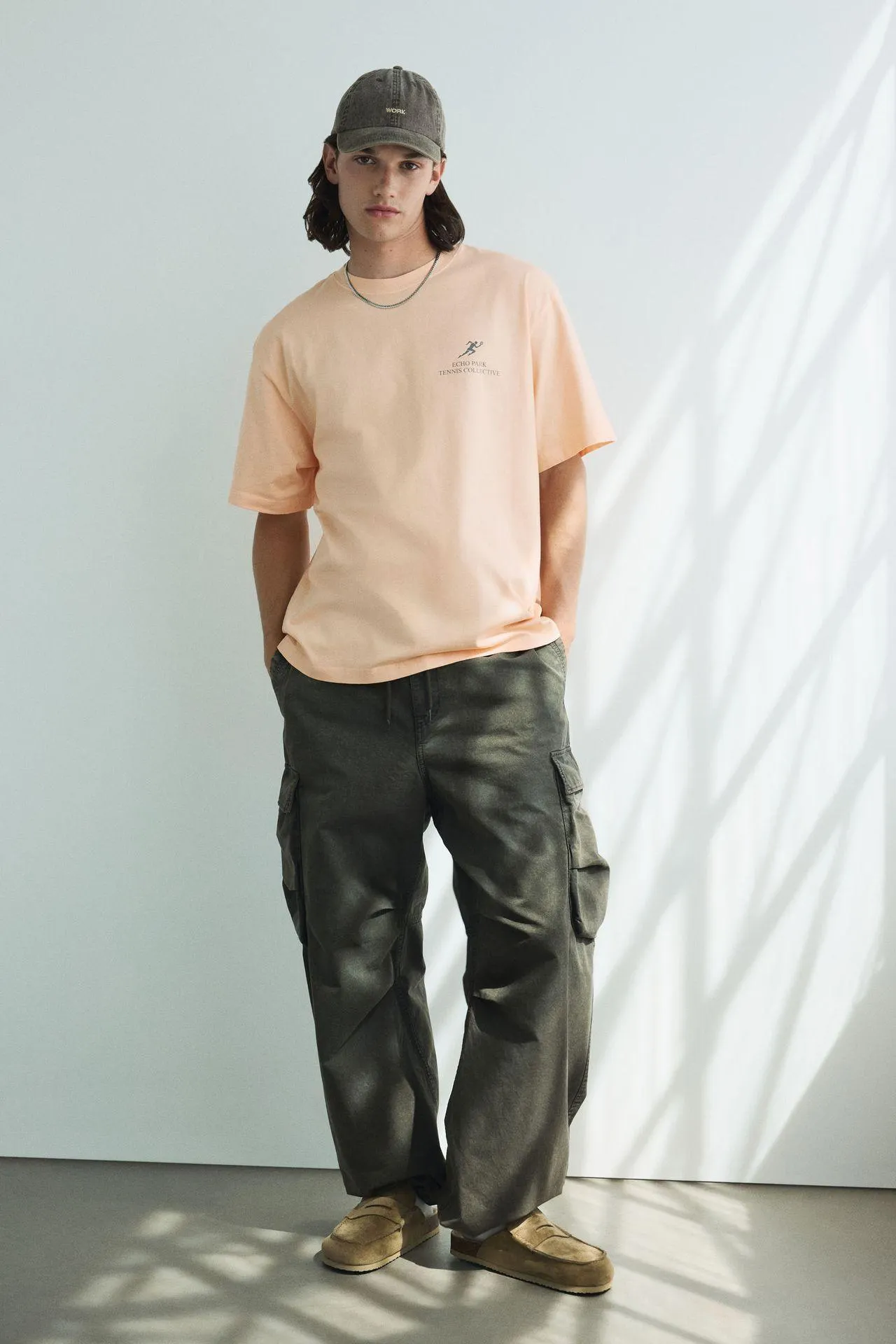 Camiseta con motivo estampado Loose Fit