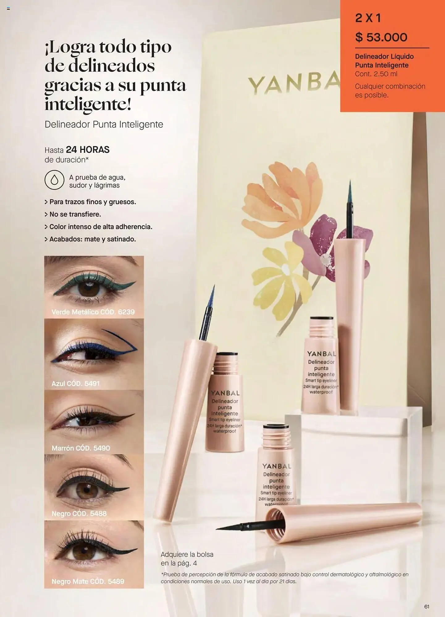 Catalogo de Catálogo Yanbal 29 de marzo al 25 de abril 2025 - Pag 63