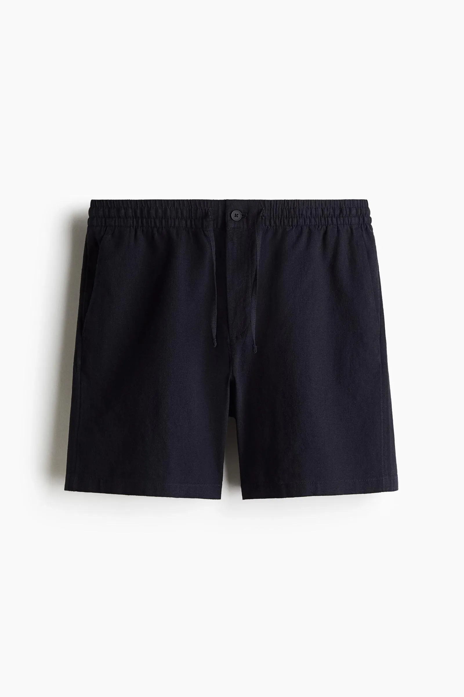 Bermuda en mezcla de lino Regular Fit