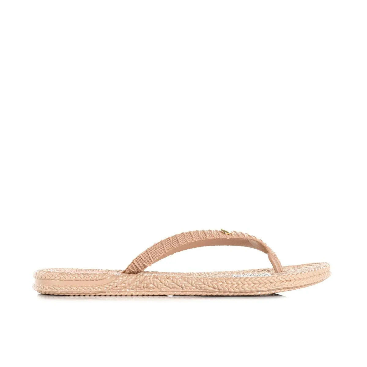 Sandalias color amarillo, sencillas con taches de mujer