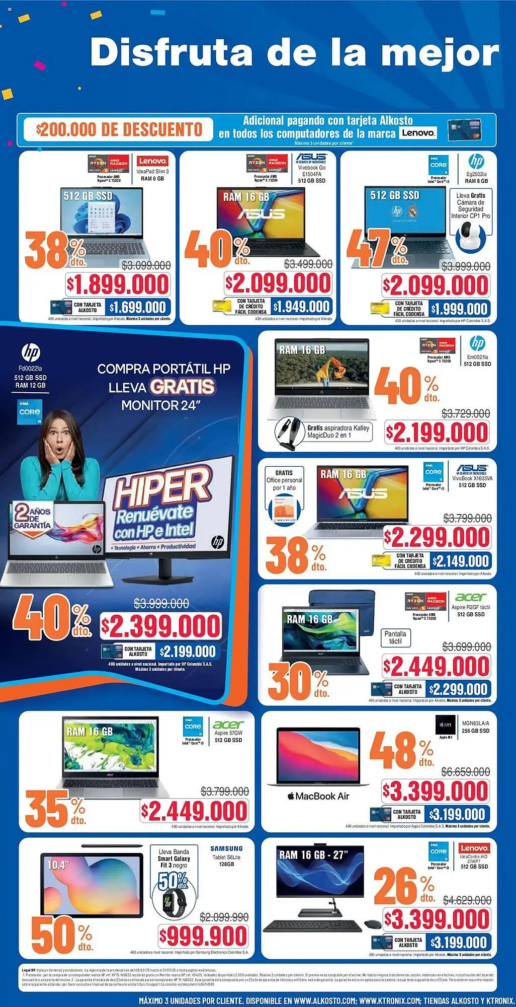 Catalogo de Catálogo Alkosto 29 de marzo al 4 de abril 2025 - Pag 10