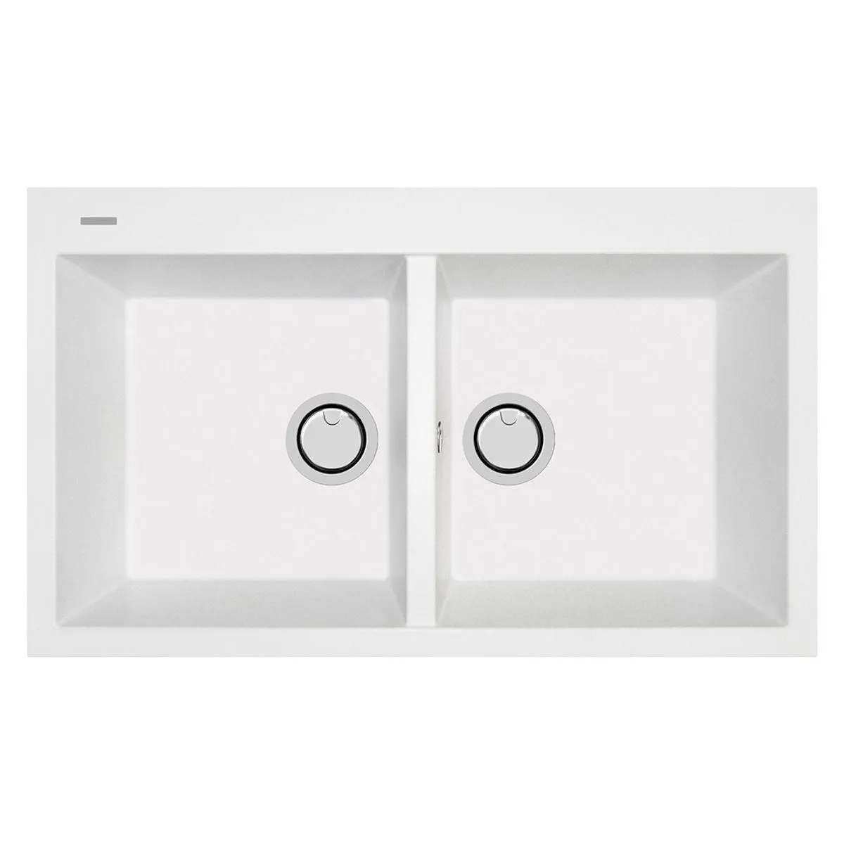 Lavaplatos Doble Co-Granite Odiseo 86Cm Blanco Cohelum