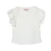 Camiseta Laura manga sisa marfil para niña