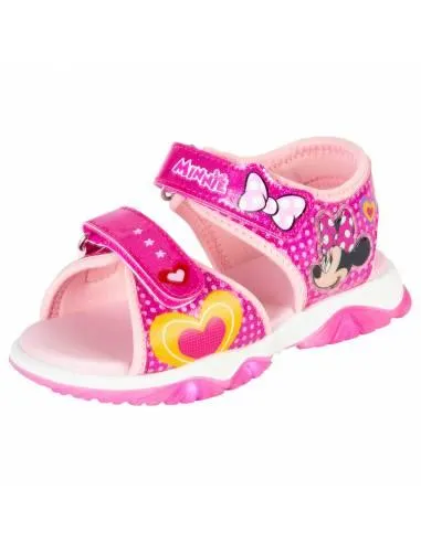 Sandalias deportivas con diseño de Minie para niña
