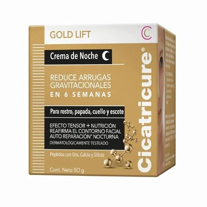 Cicatricure Crema Facial Antiarrugas Antiedad Gold Noche 50 G