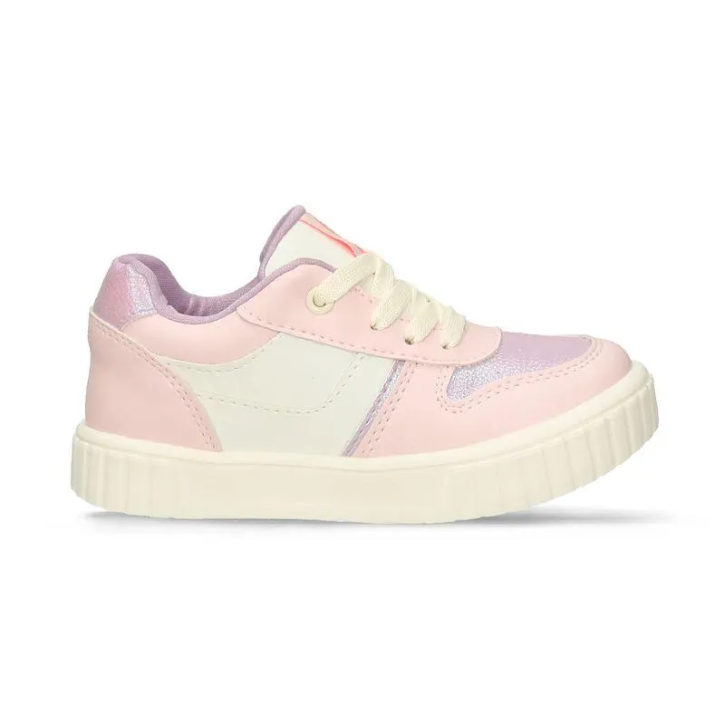 Tenis Casuales Rosado-Lila Bubblegummers Poka Niña
