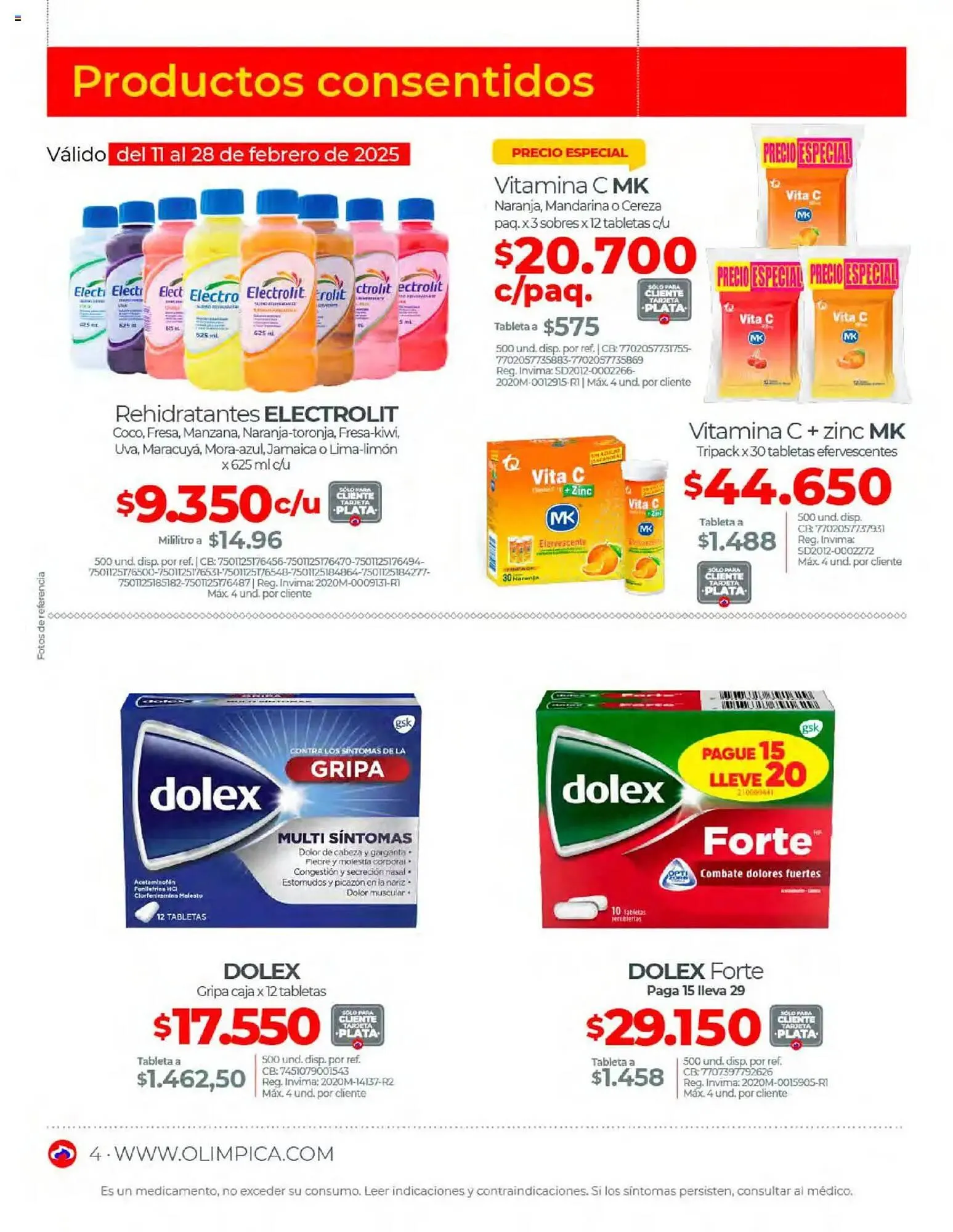 Catalogo de Catálogo Olímpica 1 de febrero al 28 de febrero 2025 - Pag 4