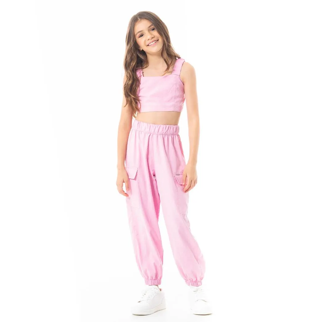 PINK CARGO SET FOR GIRLS