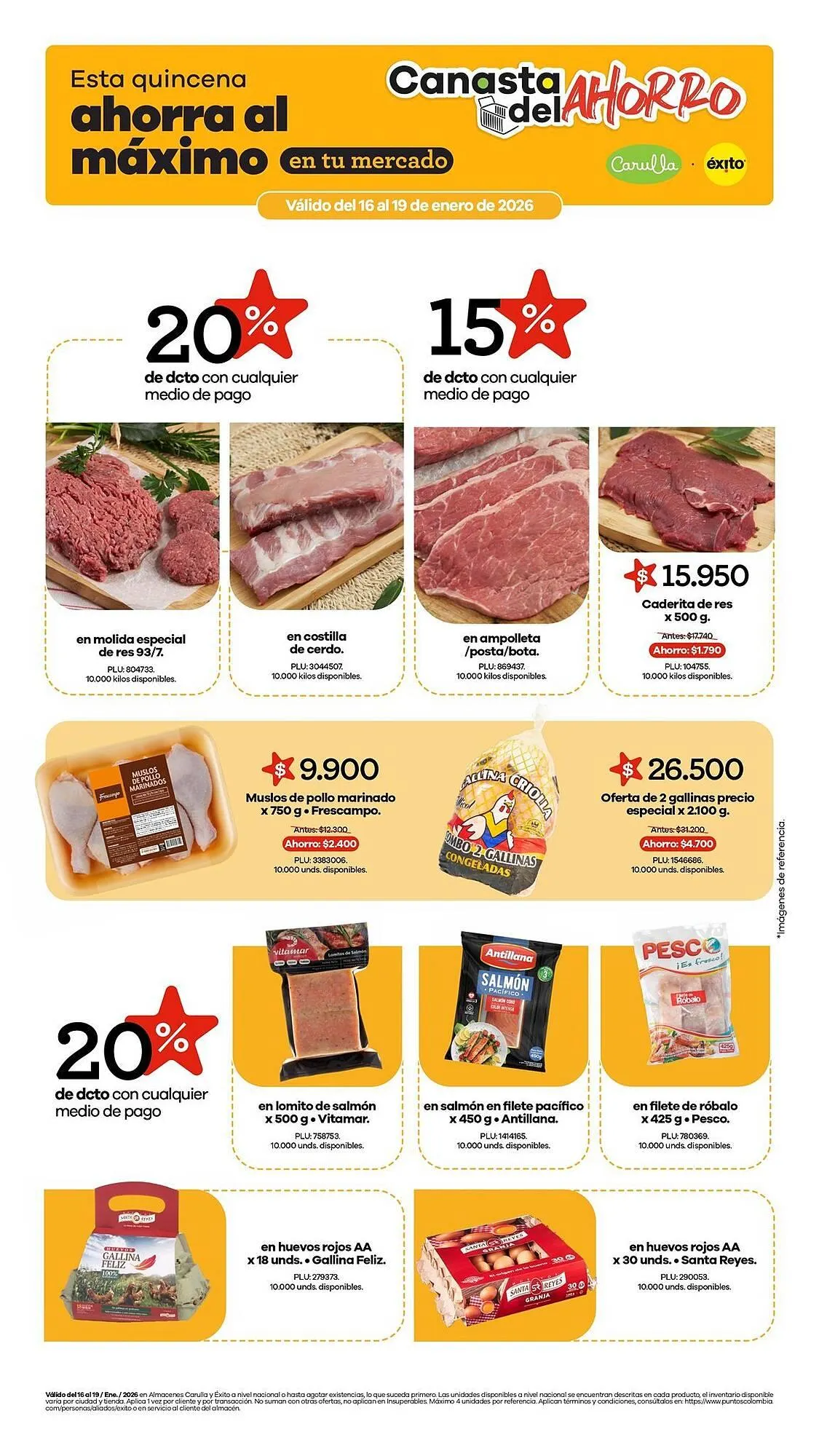 Catalogo de Catálogo Carulla 17 de enero al 19 de enero 2026 - Pag 1