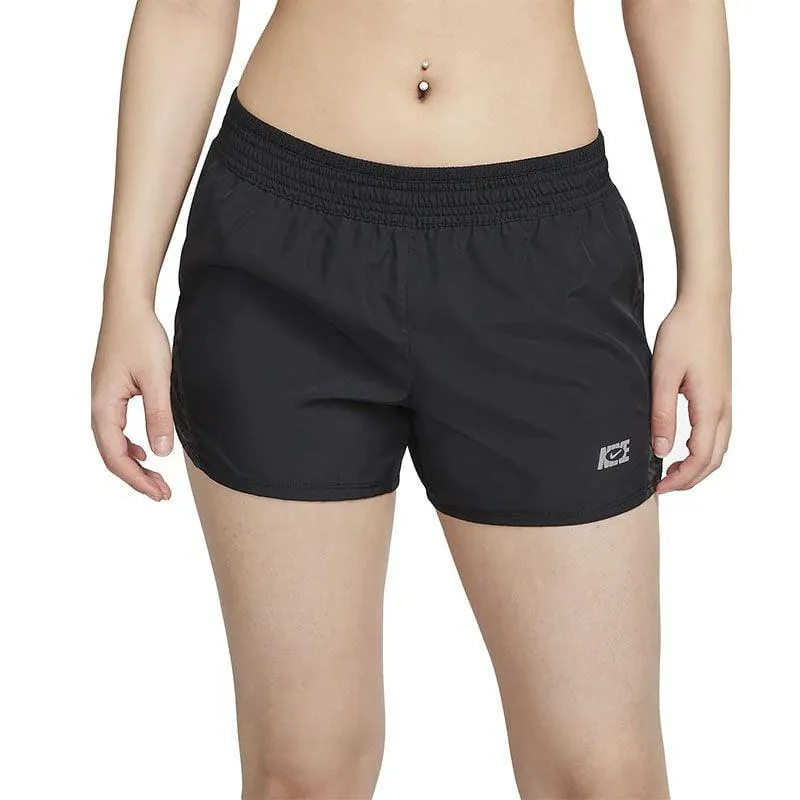 Short Nike Casual Dama Dri-Fit Run Negro