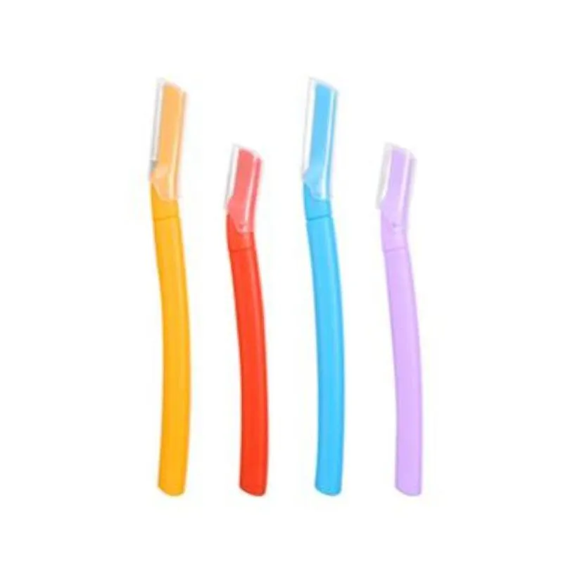 Navajas para Depilar Cejas Multicolor Rainbow Series 4 Pzas