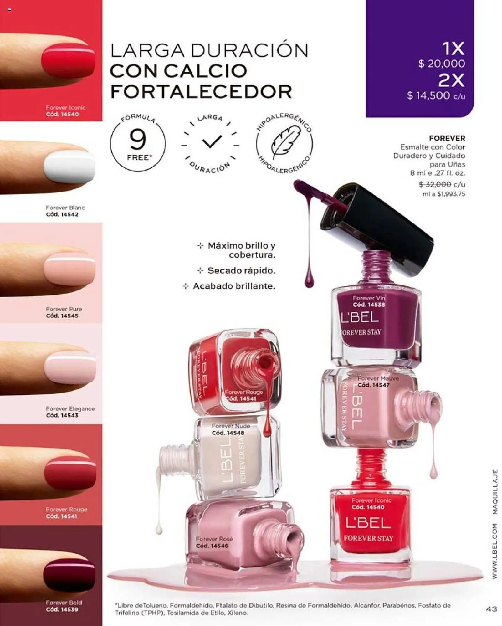 Catalogo de Catálogo L'bel 21 de agosto al 10 de septiembre 2023 - Pag 43