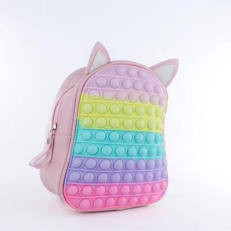 MORRAL POP IT GATO ROSADO