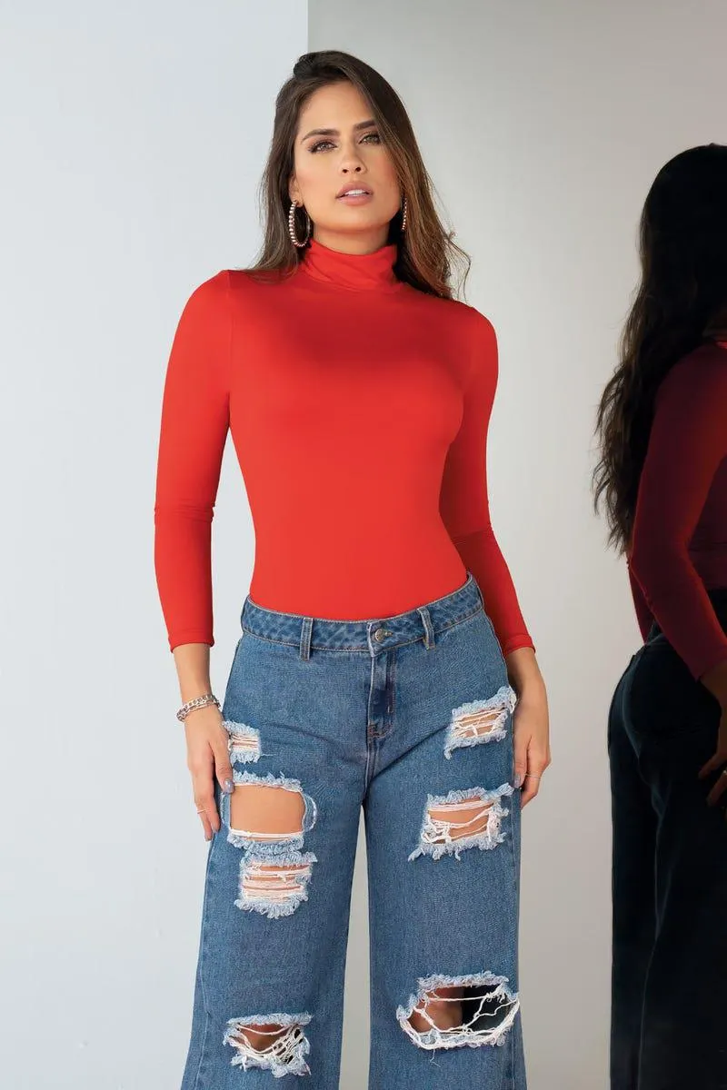 CAMISETA MANGA LARGA Rojo