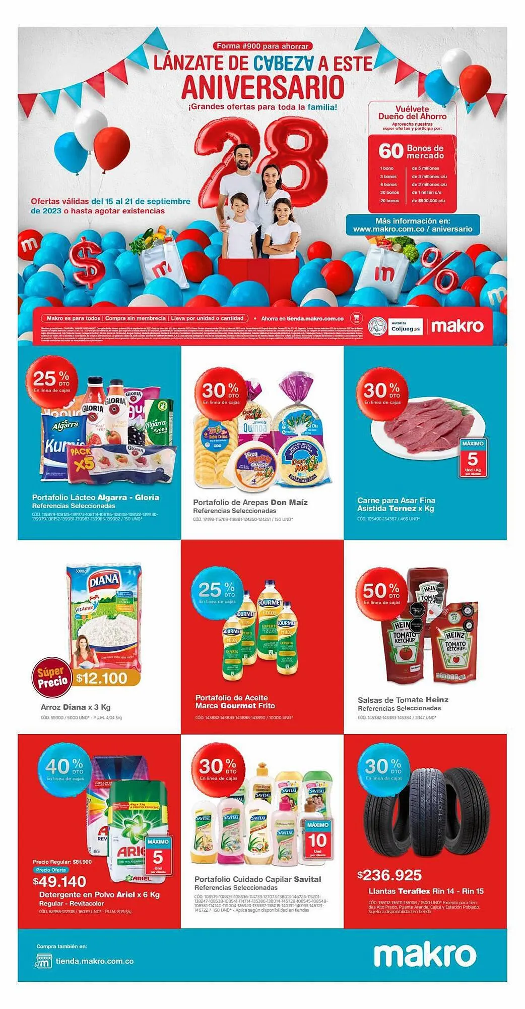Catalogo de Catálogo Makro 15 de septiembre al 21 de septiembre 2023 - Pag 1