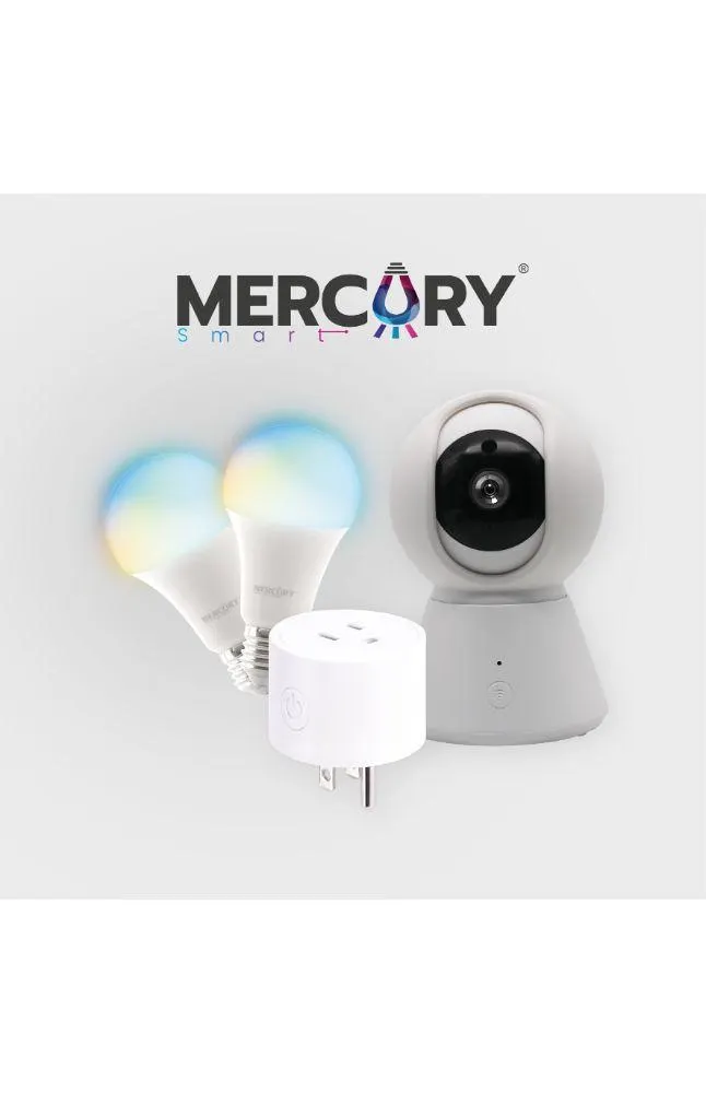 Kit Hogar Conectado Cámara Rotativa Mercury