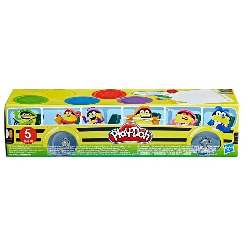 Play-Doh De Vuelta A La Escuela Pack X 5 Unidades