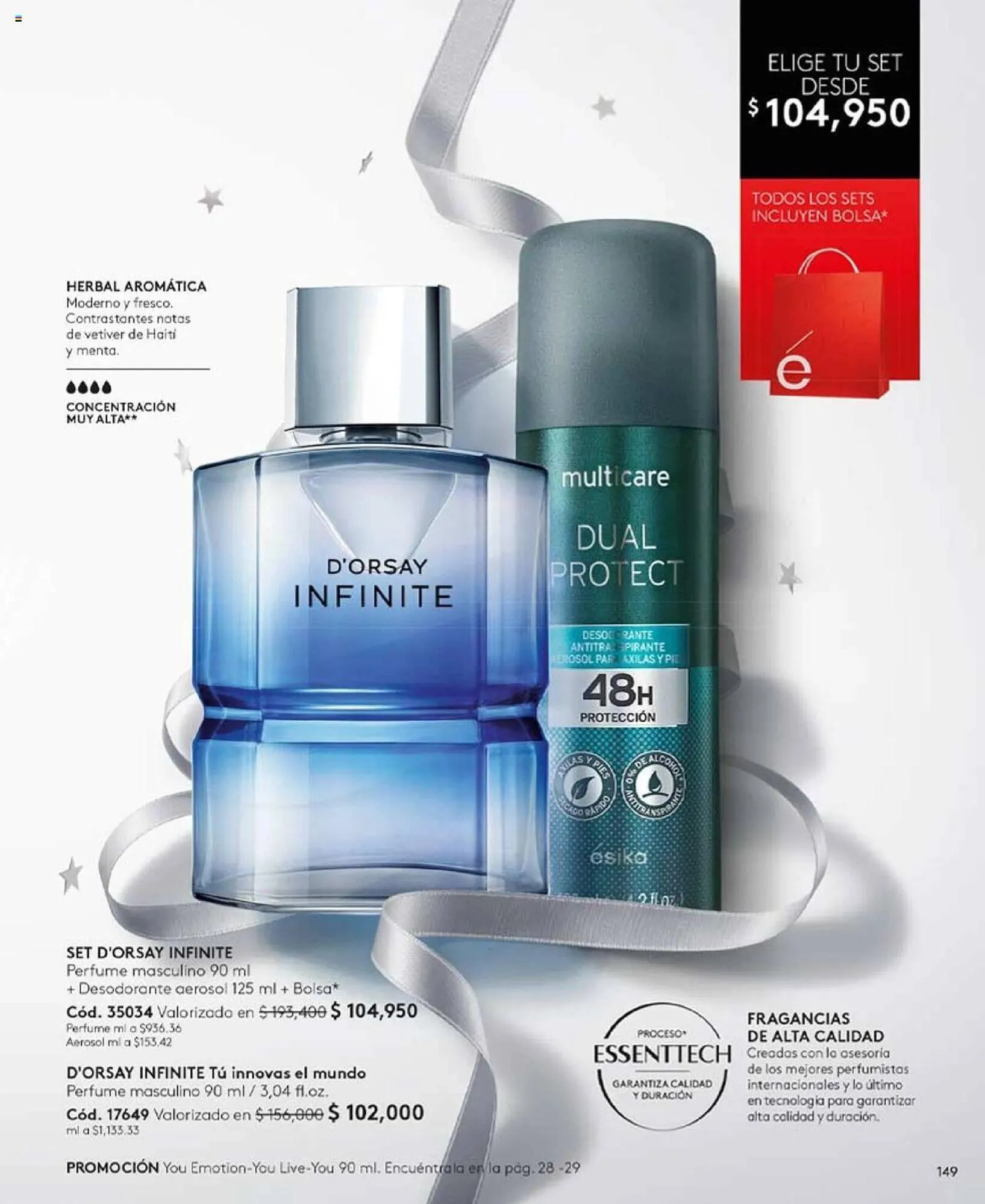 Catalogo de Catálogo Ésika 1 de diciembre al 31 de diciembre 2023 - Pag 165