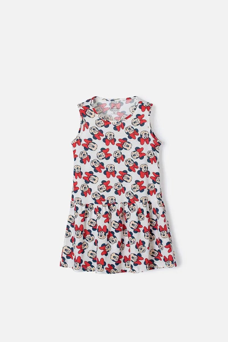Vestido de Minnie Mouse para niña