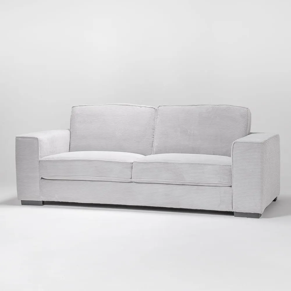 Sofá Duncan 3 Puestos Gris Claro