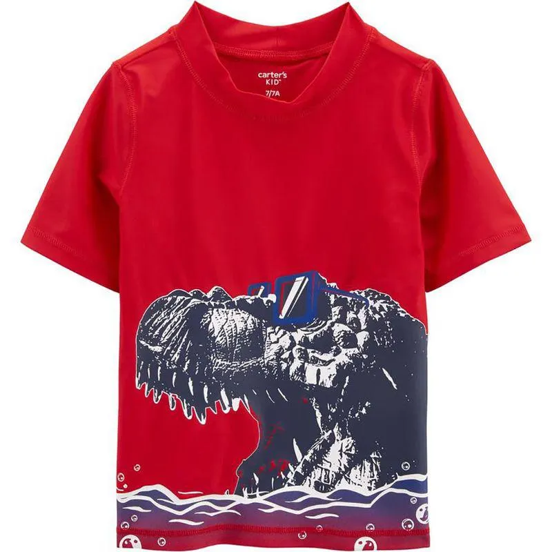 Camiseta Playa Roja Niño Talla 6