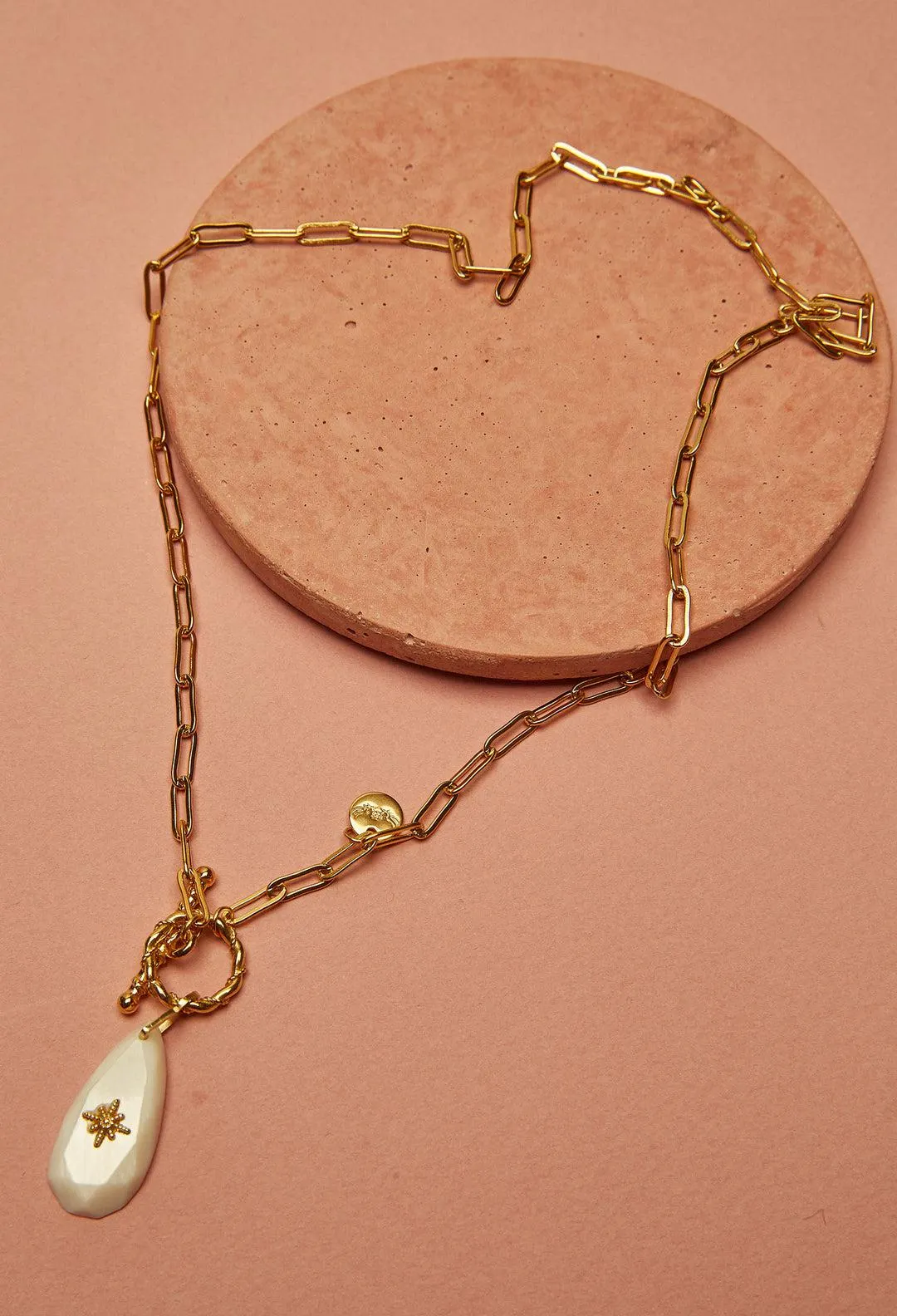 Collar Corto Piedra Óvalo Mujer - SALE