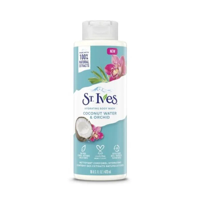 Jabon Corporal St. Ives Coconut Water & Orchid 473 ml